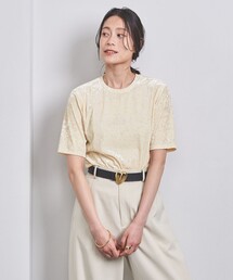 UNITED ARROWS | クラッシュ ベロア Tシャツ(Tシャツ/カットソー)