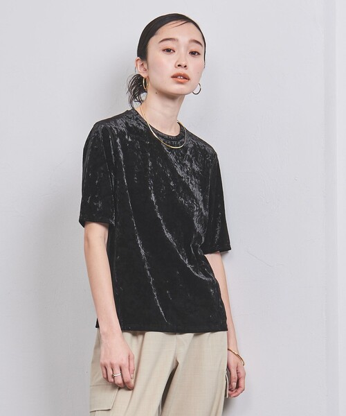 ユナイテッドアローズ　ベロアトップス UNITED ARROWS（ユナイテッドアローズ）の「クラッシュ ベロア T
