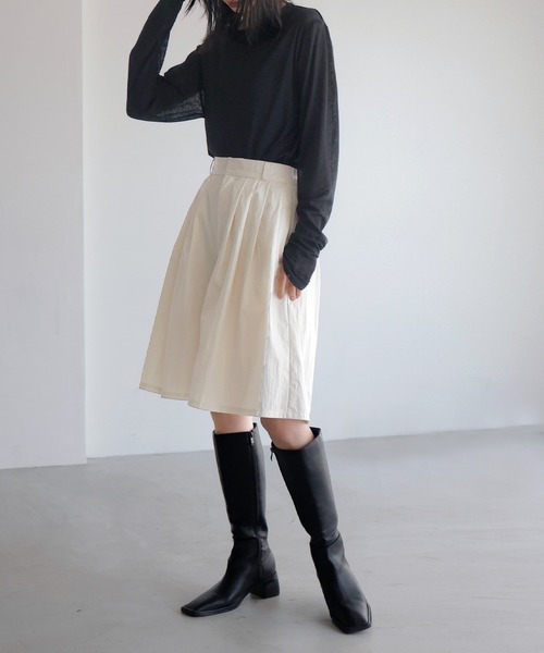 LIAN(リアン)の「ワイドハーフパンツ(その他パンツ・レディース・アイボリー/ブラック/チャコールグレー・FREE)」の18枚目の写真