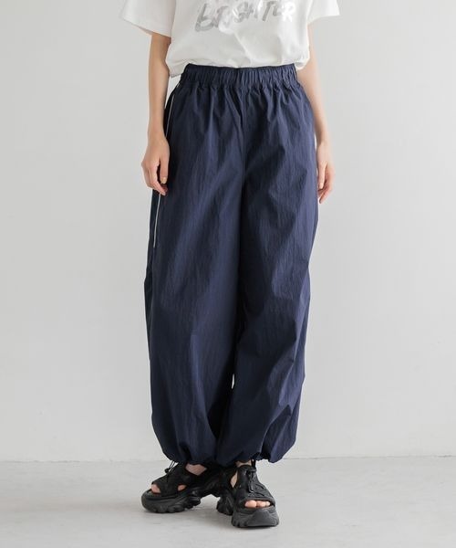 LOWRYS FARM（ローリーズファーム）の「ドロストスノーパンツ　116708（その他パンツ・レディース・オフホワイト/ネイビー/ブラック/ピンク・FREE）」の3枚目の写真