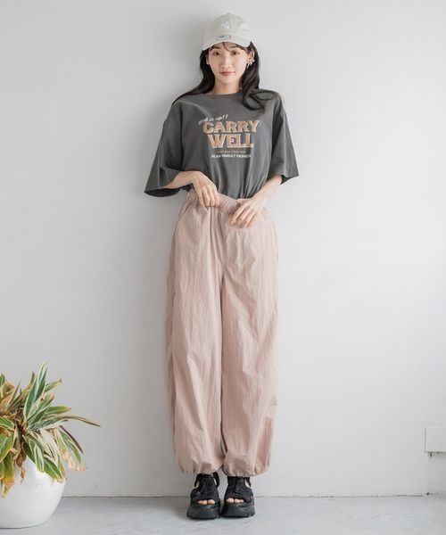 LOWRYS FARM（ローリーズファーム）の「ドロストスノーパンツ　116708（その他パンツ・レディース・オフホワイト/ネイビー/ブラック/ピンク・FREE）」の17枚目の写真