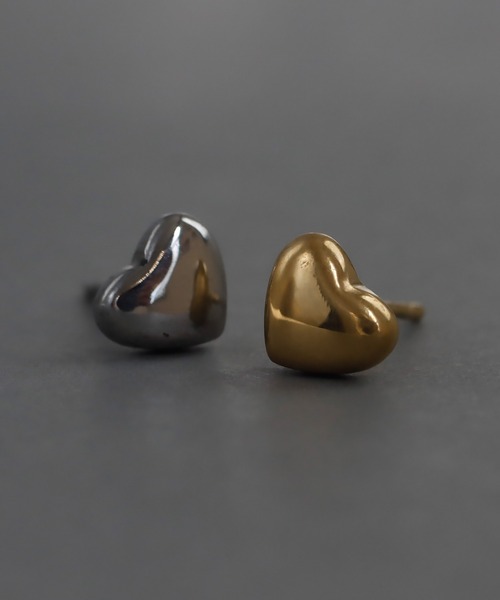 abaskdesign(アバスクデザイン)の「金属アレルギー対応 シンプルハートステンレスピアス(ピアス(両耳用)・レディース・シルバー/ゴールド・FREE)」の12枚目の写真