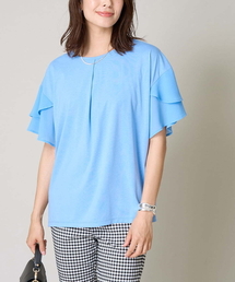 a.v.v | 【接触冷感/UVカット】シフォンケープカットソー(Tシャツ/カットソー)