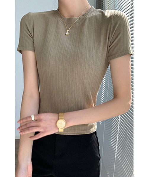 TRUE  売れ筋商品|||トゥルー ロイヤル Tシャツ トップス レディース Tops Beige RE4112EW06040_fw_thumbM.jpg
