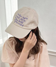 apres jour | 【apres jour×ARIAZ】フラワーロゴ刺繍キャップ(キャップ)