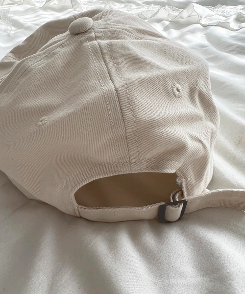 apres jour（アプレジュール）の「【apres jour×ARIAZ】フラワーロゴ刺繍キャップ（キャップ・レディース・アイボリー/チャコールグレー・FREE）」の6枚目の写真