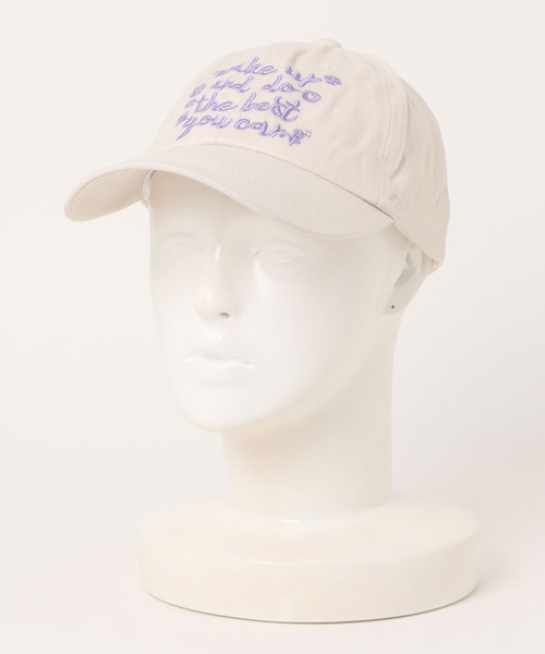 apres jour（アプレジュール）の「【apres jour×ARIAZ】フラワーロゴ刺繍キャップ（キャップ・レディース・アイボリー/チャコールグレー・FREE）」の10枚目の写真