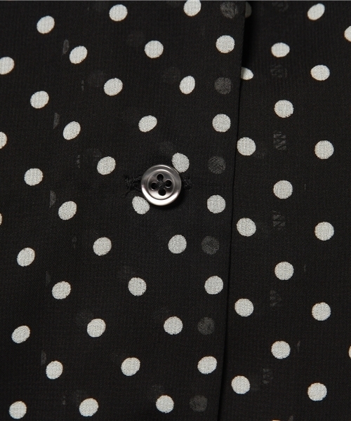 SIMONE LIST（シモーヌリスト）の「シフォンブラウス（シャツ/ブラウス・レディース・アイボリー/ブラック/ドット・38）」の11枚目の写真
