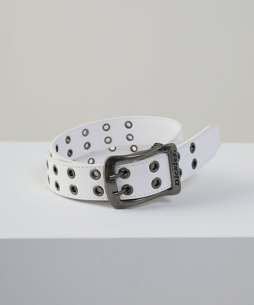 Dickies（ディッキーズ）の「【長さ調節可能】DICKIES / ダブルアイレットベルト 40㎜ ユニセックス（ベルト・メンズ・ダークブラウン/ブラック/ホワイト・FREE）」の4枚目の写真