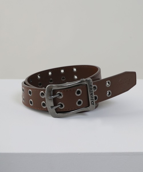 Dickies（ディッキーズ）の「【長さ調節可能】DICKIES / ダブルアイレットベルト 40㎜ ユニセックス（ベルト・メンズ・ダークブラウン/ブラック/ホワイト・FREE）」の6枚目の写真