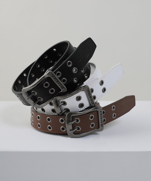 Dickies（ディッキーズ）の「【長さ調節可能】DICKIES / ダブルアイレットベルト 40㎜ ユニセックス（ベルト・メンズ・ダークブラウン/ブラック/ホワイト・FREE）」の7枚目の写真