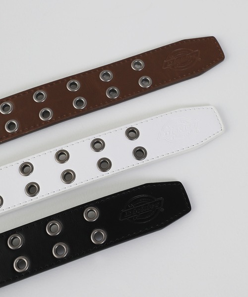 Dickies（ディッキーズ）の「【長さ調節可能】DICKIES / ダブルアイレットベルト 40㎜ ユニセックス（ベルト・メンズ・ダークブラウン/ブラック/ホワイト・FREE）」の9枚目の写真