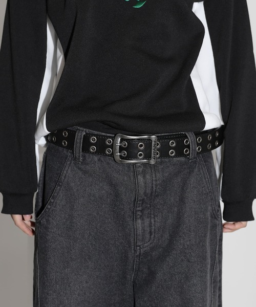 Dickies（ディッキーズ）の「【長さ調節可能】DICKIES / ダブルアイレットベルト 40㎜ ユニセックス（ベルト・メンズ・ダークブラウン/ブラック/ホワイト・FREE）」の17枚目の写真