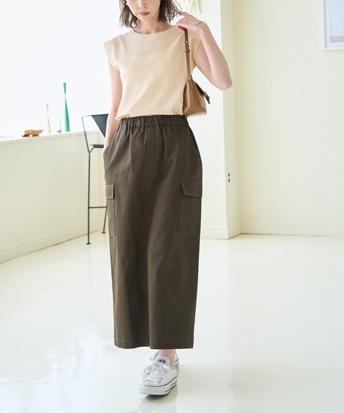 ROPE' PICNIC(ロペピクニック)の「スパークナイロンゼロスリーブニットプルオーバー(ニット/セーター・レディース・その他2/ベージュ・38)」の4枚目の写真