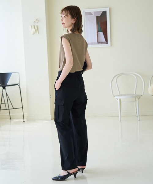 ROPE' PICNIC(ロペピクニック)の「スパークナイロンゼロスリーブニットプルオーバー(ニット/セーター・レディース・その他2/ベージュ・38)」の9枚目の写真