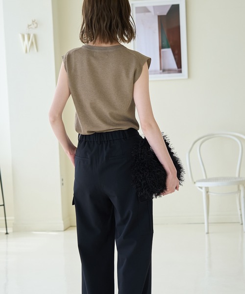 ROPE' PICNIC(ロペピクニック)の「スパークナイロンゼロスリーブニットプルオーバー(ニット/セーター・レディース・その他2/ベージュ・38)」の10枚目の写真