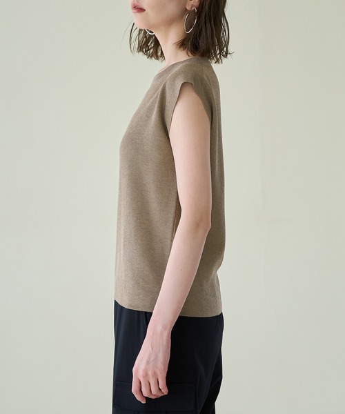 ROPE' PICNIC(ロペピクニック)の「スパークナイロンゼロスリーブニットプルオーバー(ニット/セーター・レディース・その他2/ベージュ・38)」の16枚目の写真