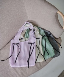 fifth（フィフス）の「リボン付きシアーバッグ（エコバッグ/サブバッグ）」