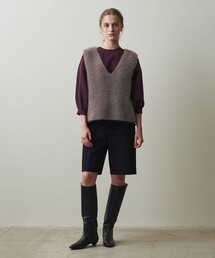 Steven Alan＞オーストラリアン ウール ミックス ニットベストを使った