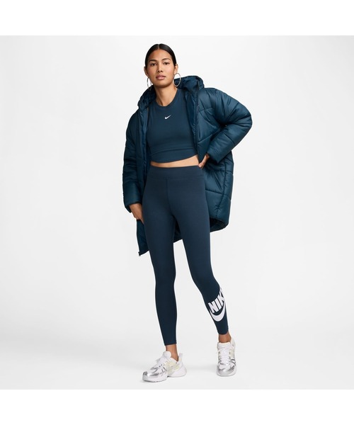 NIKE（ナイキ）の「ナイキ NIKE ナイキ  NSW CLSC GX HR タイツ F（タイツ/ストッキング・レディース・ネイビー・S/M/L/XL）」の5枚目の写真