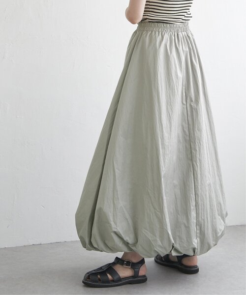 VENCEEXCHANGE（ヴァンスエクスチェンジ）の「パールタフタバルーンスカート（スカート・レディース・ブラック/グレー/オフホワイト・FREE）」の6枚目の写真