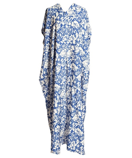 フラワー総柄 半袖 マキシワンピース（ワンピース）｜ABBEY MARKET（アビーマーケット）