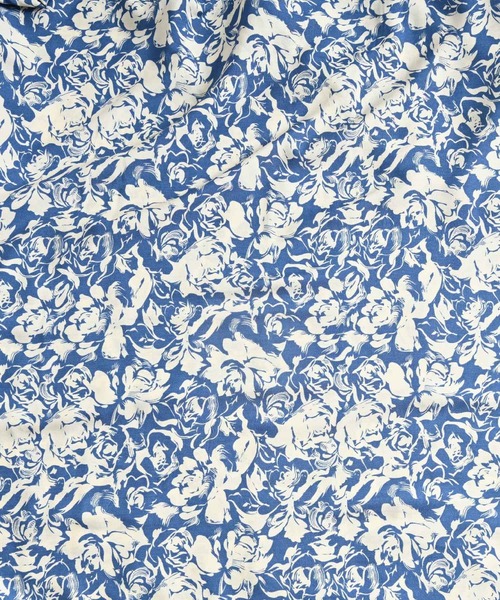 フラワー総柄 半袖 マキシワンピース（ワンピース）｜ABBEY MARKET（アビーマーケット）