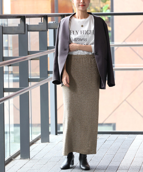 JOURNAL STANDARD relume / ラメタイトスカート JOURNAL STANDARD relume（ジャーナルスタンダード レリューム