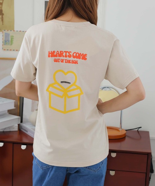 ガーリードール Girly Doll シンプルロゴTシャツ （グレー） Girly Doll tシャツ レタリングロゴプリントTシャツ レディース
