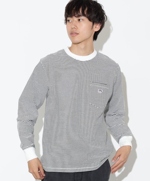 ユニセックス】コーヒー刺繍 クルーネック カットソー（Tシャツ