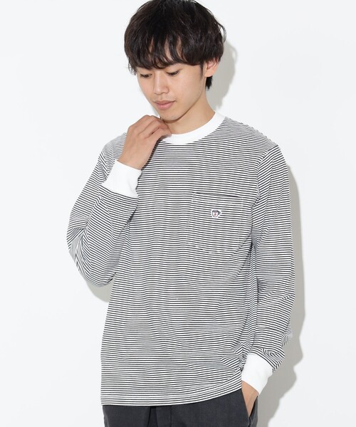 BEAMS HEART（ビームスハート）の「【ユニセックス】コーヒー刺繍 クルーネック カットソー（Tシャツ/カットソー・メンズ・ホワイト/ネイビー/その他・S/M/L/XL）」の21枚目の写真