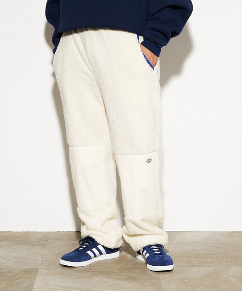 Dickies】FLEECE DOUBLE KNEE EASY PANT / ディッキーズ フリース素材