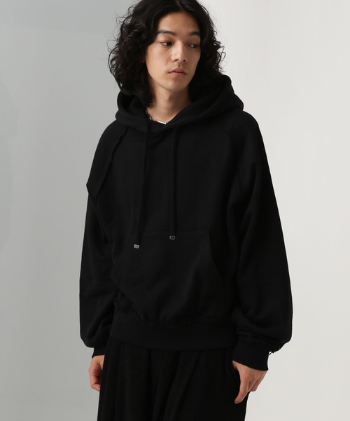 HARE（ハレ）の「HAREオリジナルウラケパーカー(HARE)（パーカー・メンズ・ライトグレー/ブルー/ブラック・SMALL/MEDIUM）」の7枚目の写真