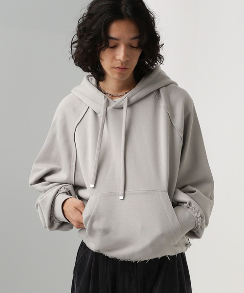 HARE（ハレ）の「HAREオリジナルウラケパーカー(HARE)（パーカー・メンズ・ライトグレー/ブルー/ブラック・SMALL/MEDIUM）」の14枚目の写真