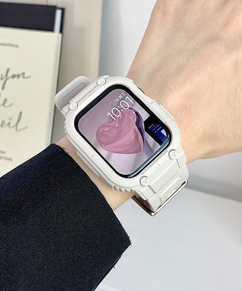 LUON(ルオン)の「LUON / Apple Watch Band / アップルウォッチ バンド 一体式ベルト(デジタル腕時計・レディース・オリーブ/ネイビー/グレー/ホワイト/ブラック・A/B)」の13枚目の写真