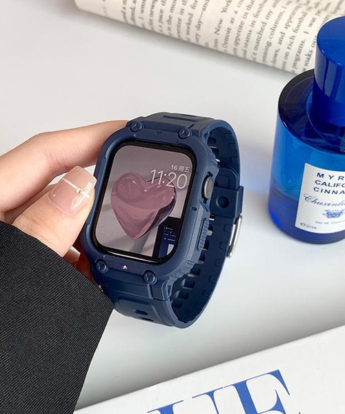 LUON(ルオン)の「LUON / Apple Watch Band / アップルウォッチ バンド 一体式ベルト(デジタル腕時計・レディース・オリーブ/ネイビー/グレー/ホワイト/ブラック・A/B)」の18枚目の写真