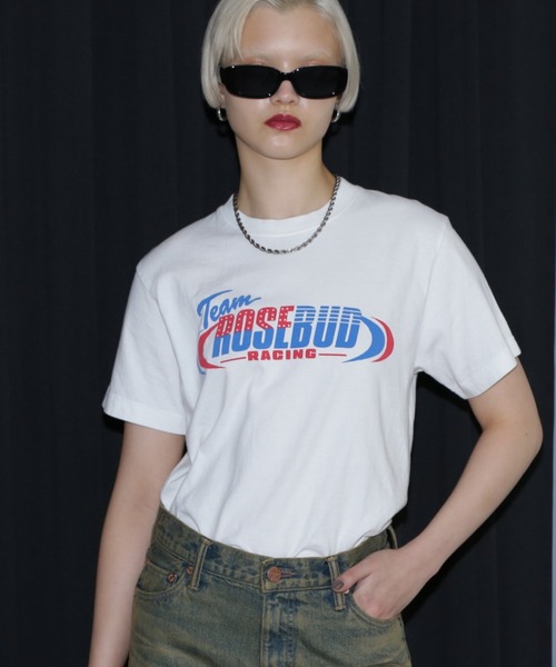 ROSE BUD racing team Tシャツ（Tシャツ/カットソー）｜ROSE BUD（ローズバッド） 5,478円
