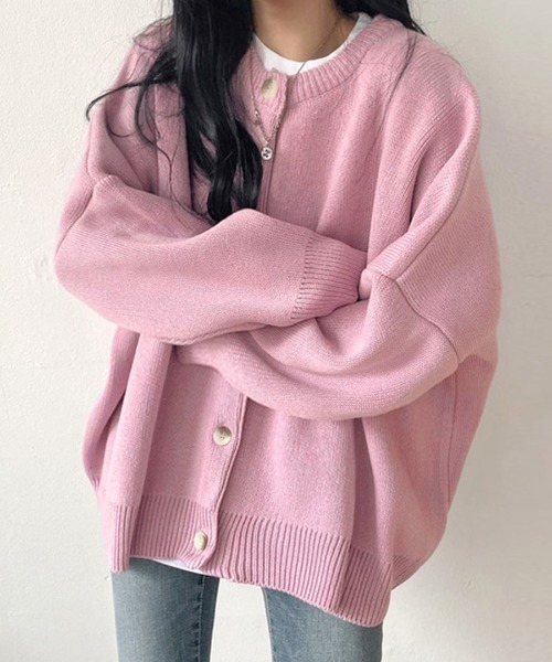 Riff（リフ）の「ドロップショルダーカーディガン（カーディガン/ボレロ・レディース・アイボリー/グリーン/ピンク/ブラック・FREE）」の14枚目の写真