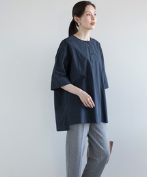 【DECADE CLASSIC】ヘンリーネック コットン Tシャツ (SS)
