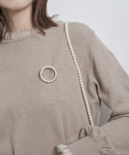 ROPE' PICNIC(ロペピクニック)の「デザインモチーフブローチ(ブローチ/コサージュ・レディース・ゴールド/ゴールド系その他/キナリ・FREE)」の10枚目の写真