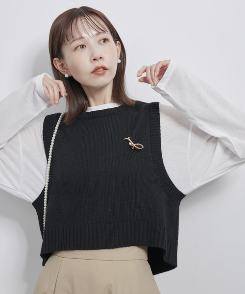 ROPE' PICNIC(ロペピクニック)の「デザインモチーフブローチ(ブローチ/コサージュ・レディース・ゴールド/ゴールド系その他/キナリ・FREE)」の11枚目の写真