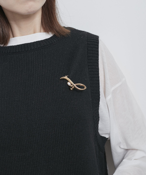 ROPE' PICNIC(ロペピクニック)の「デザインモチーフブローチ(ブローチ/コサージュ・レディース・ゴールド/ゴールド系その他/キナリ・FREE)」の12枚目の写真