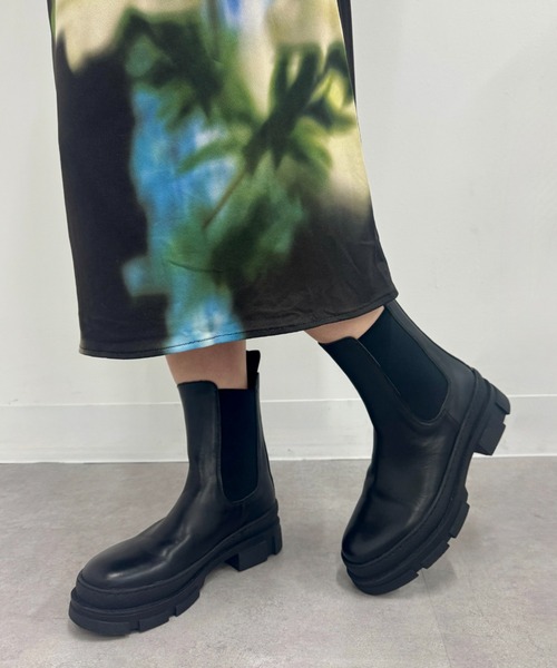 REMME（レメ）の「【REMME】サイドゴア チェルシーブーツ（ブーツ・レディース・ブラック・35/36/37/38/39）」の4枚目の写真