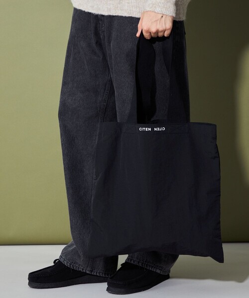 CITEN（シテン）の「＜CITEN＞ステートメントライトトート（トートバッグ・レディース・ブラック/シルバー/ホワイト/ロイヤルブルー・FREE）」の7枚目の写真