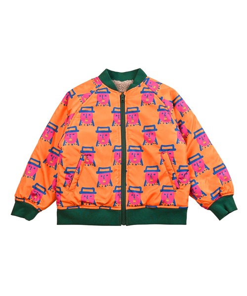 HOGAN RANCH WEAR（ホーガンランチウエア）の「リバーシブルZIPブルゾン（ブルゾン・キッズ・ネイビー/オレンジ/ブラック・100/150/140/110/90/80/130/120）」の7枚目の写真