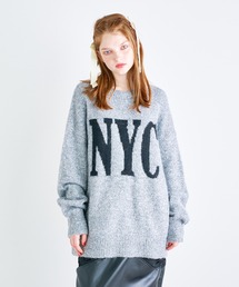 NYCラメニットプルオーバー