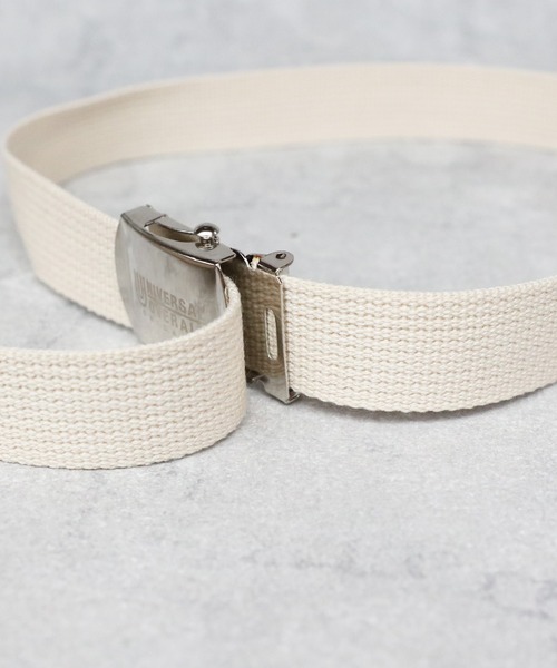 UNIVERSAL OVERALL（ユニバーサルオーバーオール）の「32mmGIベルト（ベルト・メンズ・ブラック/オフホワイト/グレー/ブルー/グリーン/ピンク/レッド/ネイビー/イエロー・FREE）」の19枚目の写真