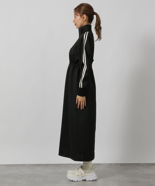 新品laubeblanc ワンピース セール】ハーフジップトラックワンピース / 149502（ワンピース