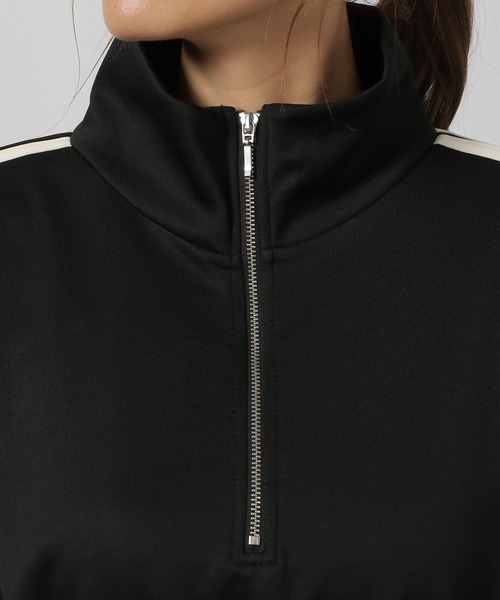 LAKOLE(ラコレ)の「ハーフジップトラックワンピース / 149502(ワンピース・レディース・ブラック/アイボリー/ネイビー・SMALL/MEDIUM)」の15枚目の写真