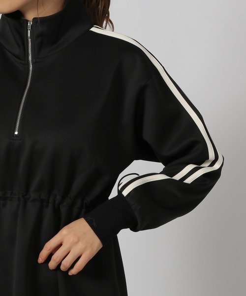LAKOLE(ラコレ)の「ハーフジップトラックワンピース / 149502(ワンピース・レディース・ブラック/アイボリー/ネイビー・SMALL/MEDIUM)」の16枚目の写真